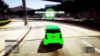 PARKING KARTING PARKOUR!! Race / Carrera GTA V Online (Gameplay PS4)