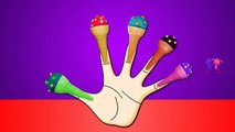 Finger Family Cone Ice Cream | Finger Family Cartoon Animation Nursery Rhymes for Children