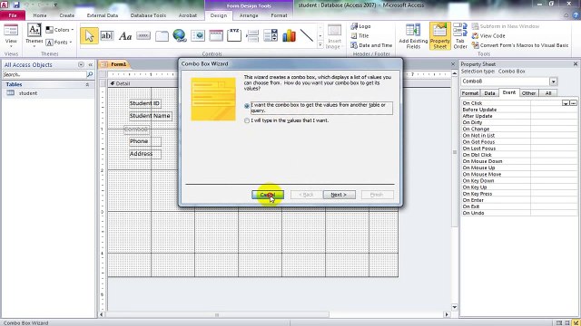 INSERT Data into Table in MS-Access 2010 Using Access Form