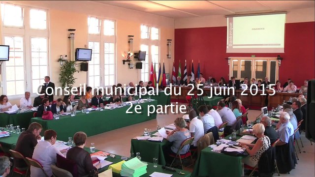 conseil municipal de Dunkerque su 25 juin 2015 2e partie