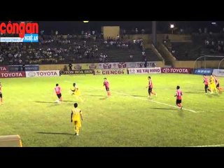 Xem lại trận thua SLNA trước đội Đồng Nai