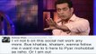 Salman Khan SLAMS  Fans Abusing On Twitter