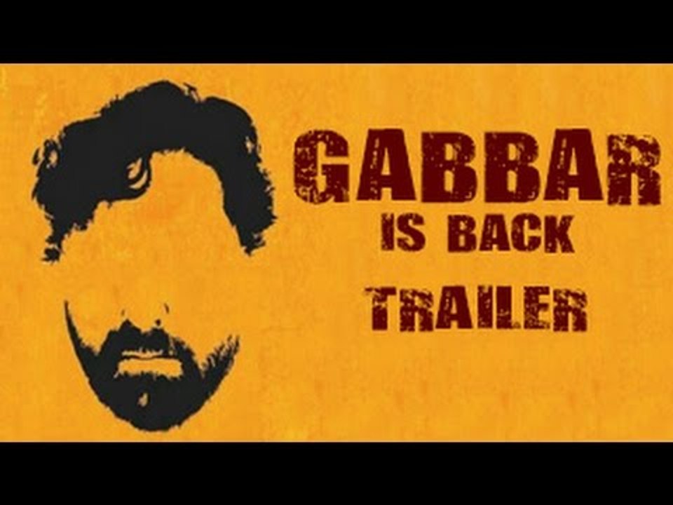 Gabbar Is Back Official Trailer Starring Akshay Kumar & Shruti Hassan Released