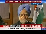 Weak Indian CONGRESS TERRORIST Puppet Prime Minister Mumbai Talks About the Jihadi Terror Attack