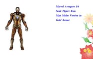 Marvel Avengers 1 4 Scale Figure Iron Man Midas Version