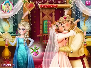 [ Frozen Games #10 ] Play Frozen Anna wedding kiss | Videos games for kids