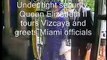 Queen Elizabeth II Visits Vizcaya Palace - Miami, FL