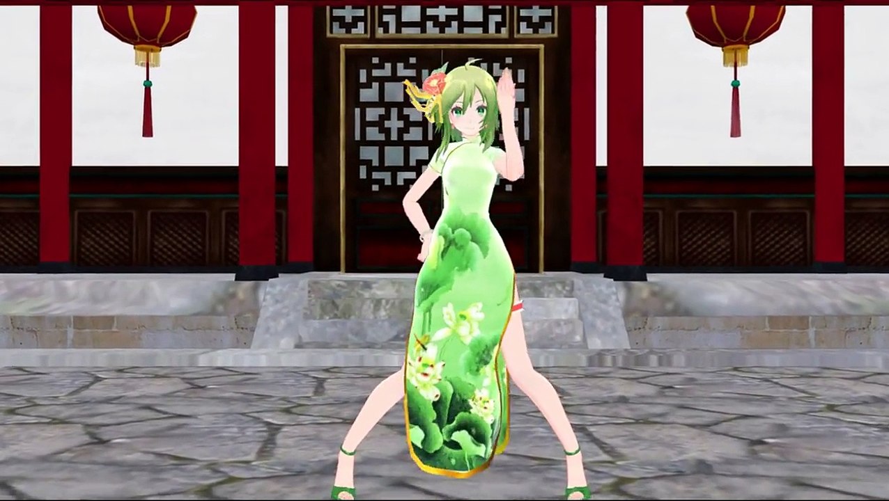 MMDドーナツホール tda式GUMIチャイナドレスVer（オリジナルカメラモーションVer ）vocal GUMI