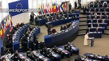 Pope to European Parliament: Build a Europe that revolves around people, not the economy