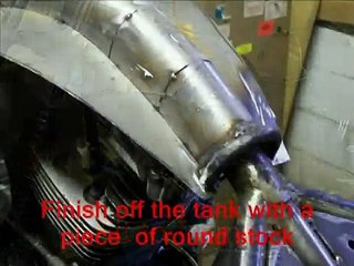 "Downlow" Gas Tank Stretch Harley Davidson Softail Classic