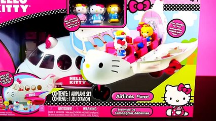 Cartoon Hello Kitty Airlines Playset Airplane Toys Review by Disney Cars Toy Club