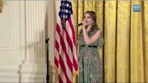 اجرای ترانه دختر افغان در کاخ سفید