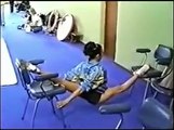 gymnasts training