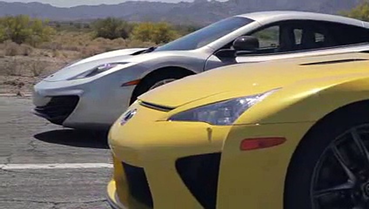 Bugatti Veyron vs Lamborghini Aventador vs Lexus LFA vs McLaren MP4-12C