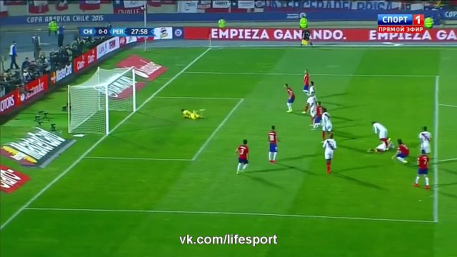 Chile 2 - 1 Peru All Goals Extended Highlights HD 30.06.2015 (Copa America Semi-Final)