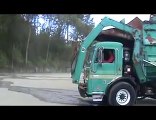 Sold! Peterbilt 320 Front Loader Garbage Truck Refuse Hauling bidadoo.com