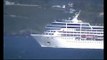 Cruise Ship AZAMARA JOURNEY leaving La Coruna harbour