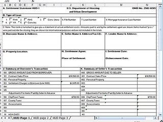 Hud-1 statement forms, Hud 1 settlement statement, Hud1 ...
