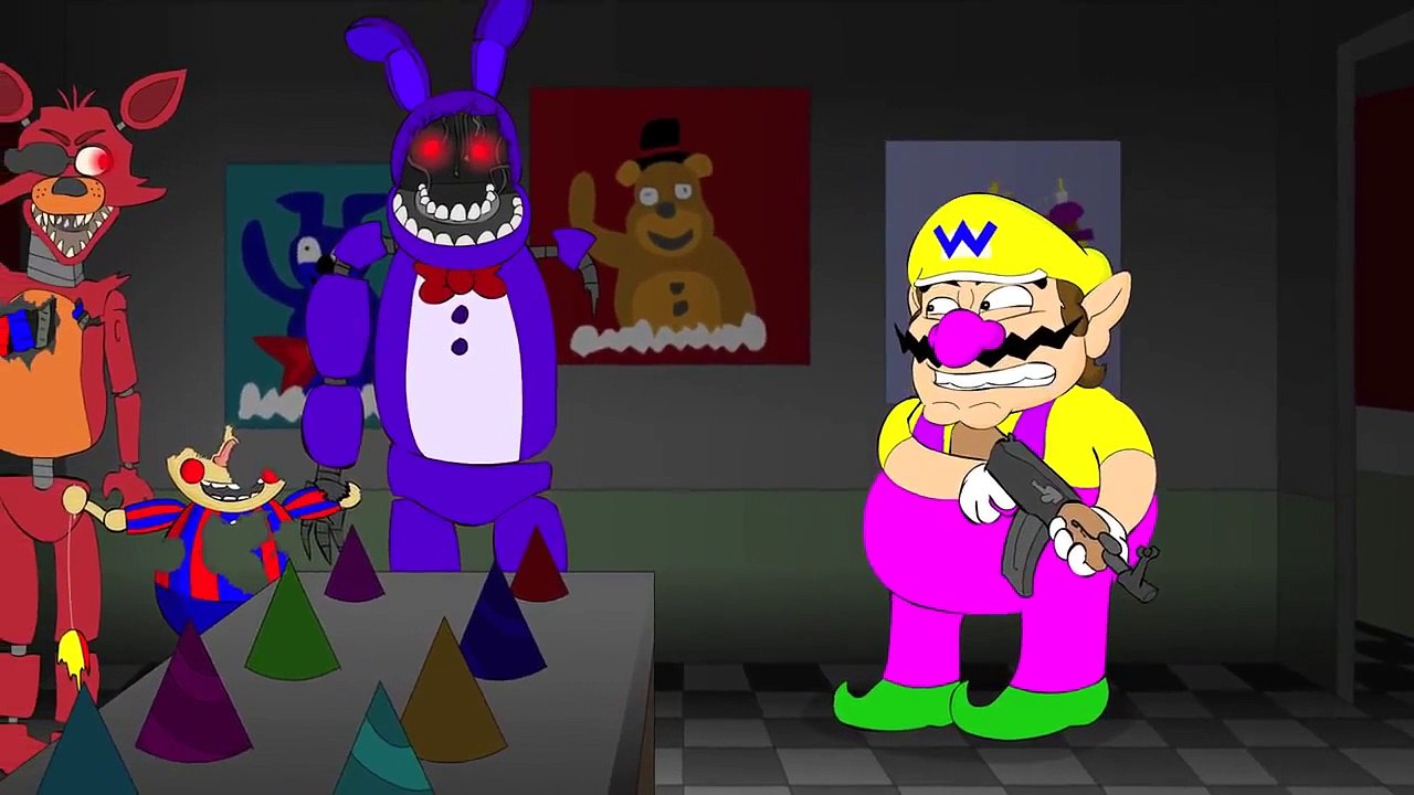 lhugueny MARIO VS FREDDY   Five Nights At Freddys Animation Parody