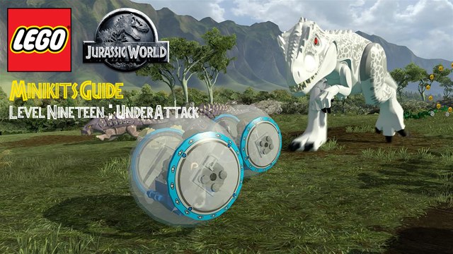 Lego Jurassic World - Level 19 - Under Attack Minikits Guide