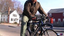 Steve Reichert's motorized 4 stroke bicycle --- HD