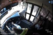 Driver speeds past Graham school bus, nearly hits 3 kids