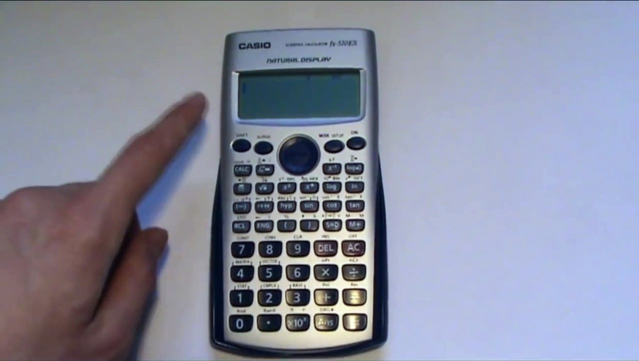 Resetear calculadora Casio fx-570 ES - video Dailymotion