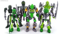 LEGO Bionicle: Old vs. New compared!  (representative samples, NOT ALL green products ever)