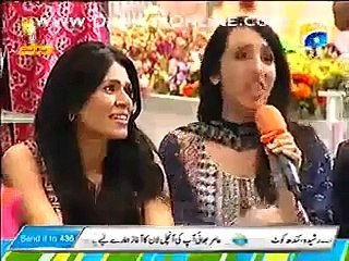 Amir Liaquat Flirting In Live Show With UK Host And Models