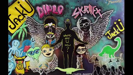 Skrillex and Diplo - "Where Are Ü Now" with Justin Bieber (All Artwork Slowed)