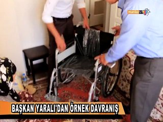BAŞKAN YARALI'DAN ÖRNEK DAVRANIŞ