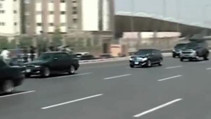 شاهد .. وصول السيسي لتشييع جثمان النائب العام هشام بركات