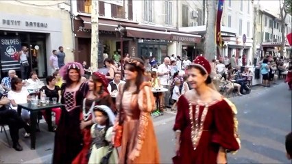 Reconstitution historique à Salon-de-Provence le 27 juin 2015