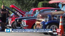 Dozens of vanity license plates found to be too offensive for Florida roadways