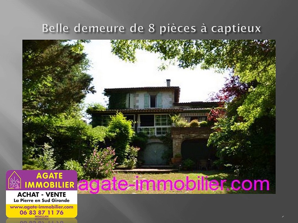 Vente belle propriété avec demeure en pierre à captieux gironde