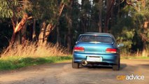 Subaru WRX STI comparison video: 2015 sedan v 1999 two-door