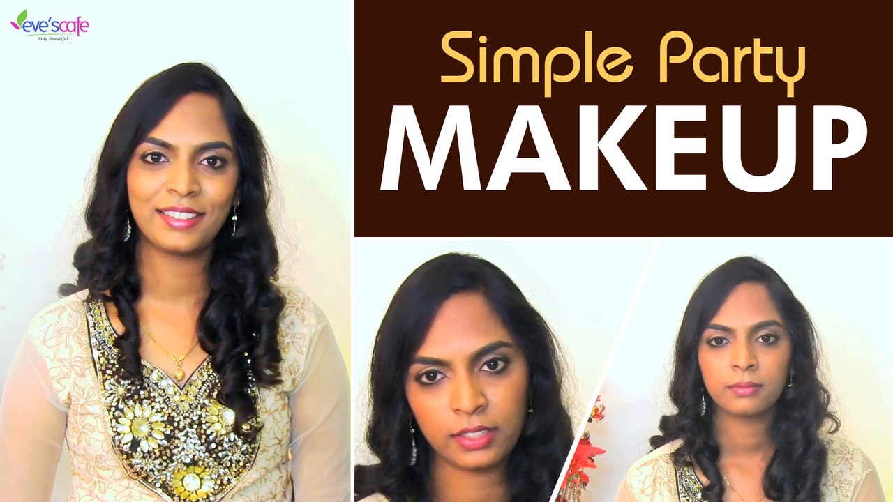 Simple and Easy Makeup For a Evening Party