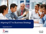 Aligning ICT with Business Strategy Thunder Bay Nov  30  2011
