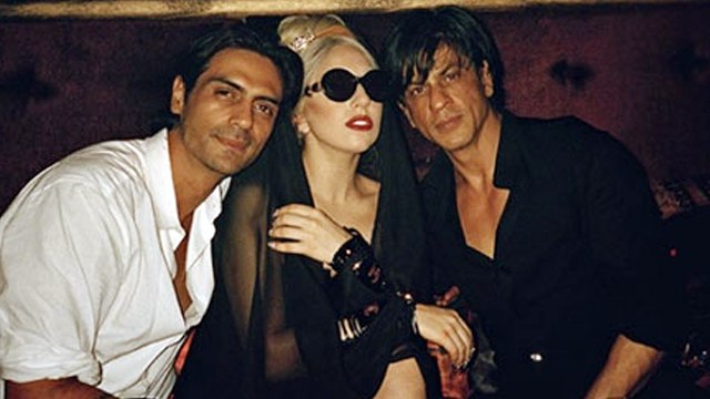 Shahrukh Khan & Arjun Rampal PARTIED With Lady Gaga (Flash back)