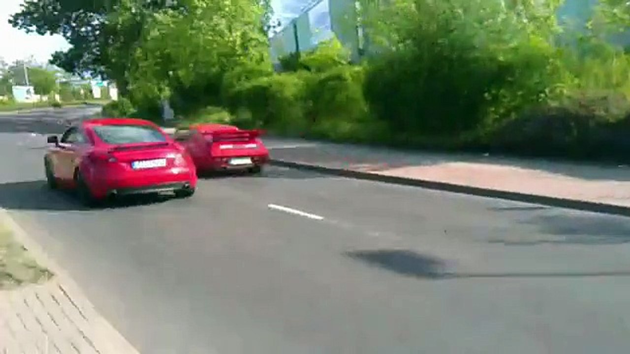 Alpine A310 vs. Audi TT.wmv