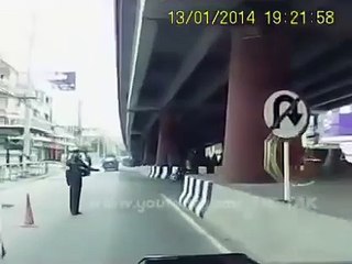 police man kept knocking
