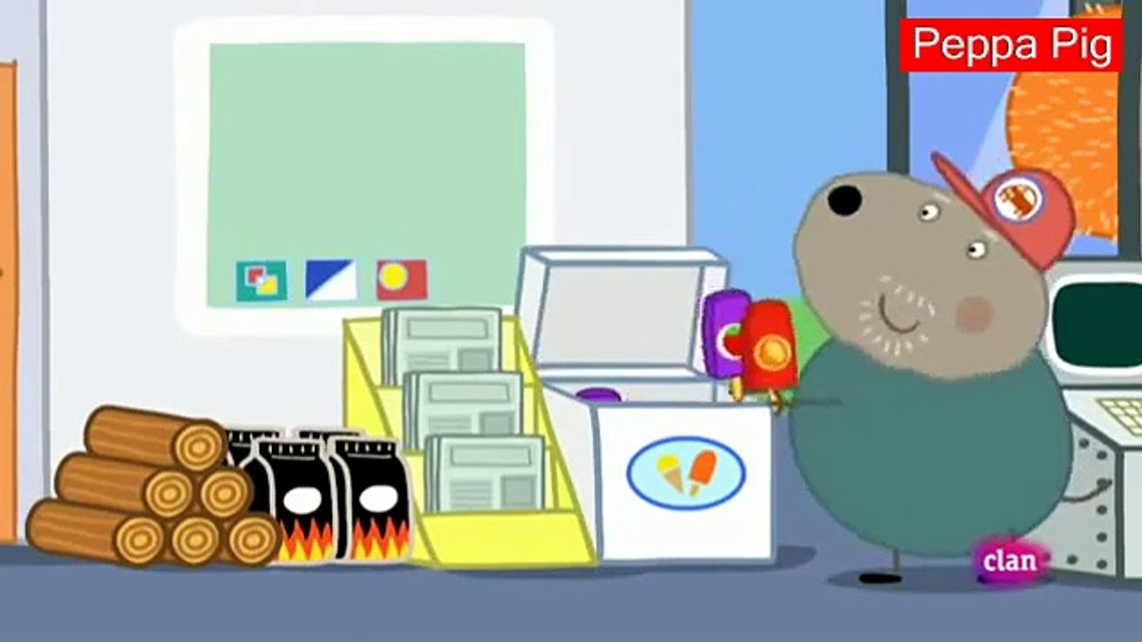 la gasolinera del abuelo dog-peppa pig