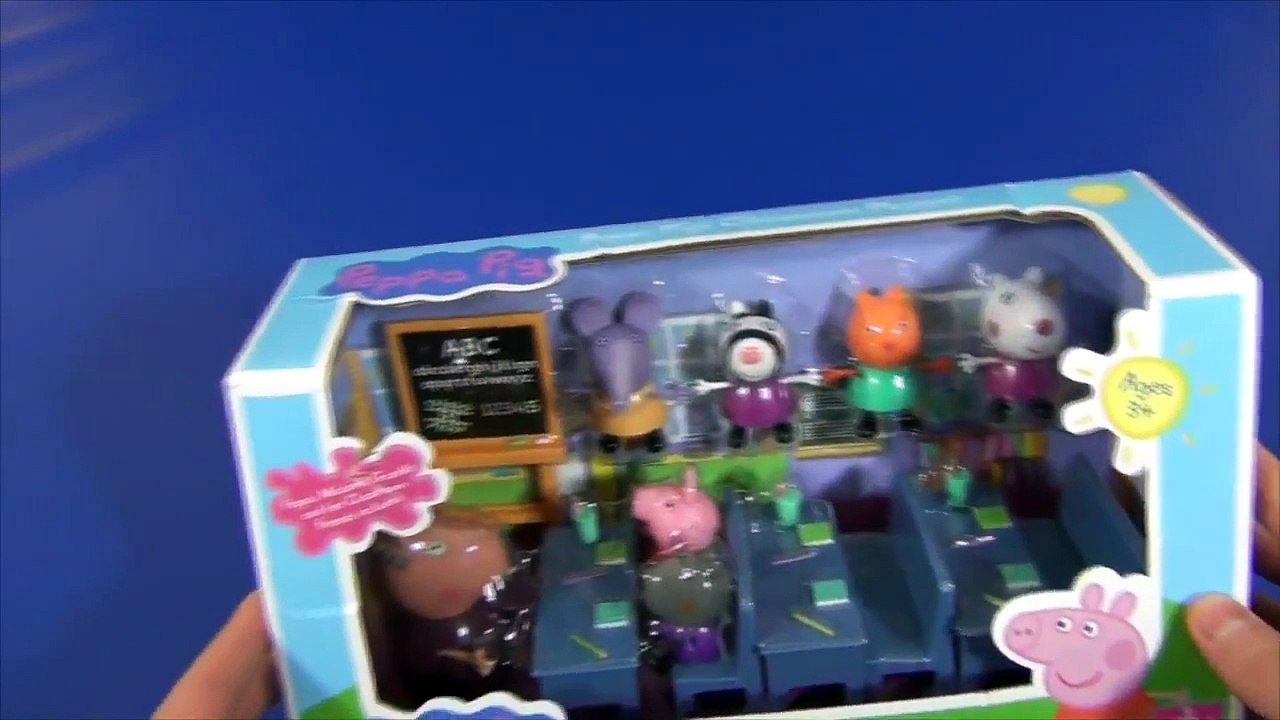 Peppa Pig en français. Jouet Peppa Pig et amis. Madame Gazelle