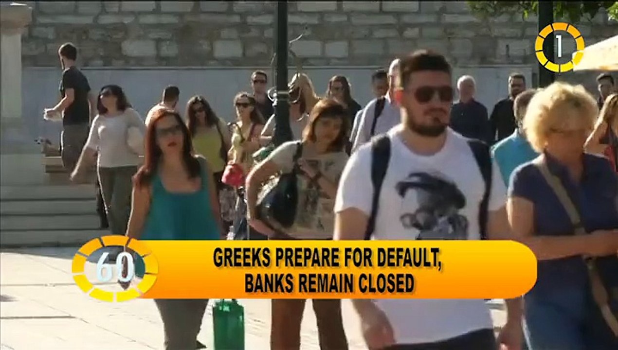 In 60 Seconds: Greeks prepare for default, banks remain closed