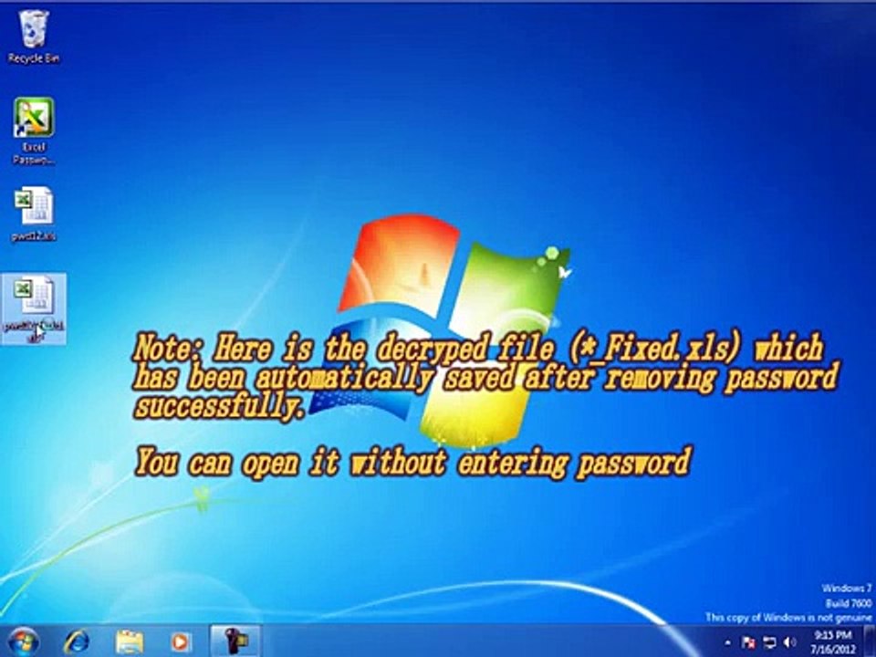 Excel Pasword Remover - How to Remove Password on Excel 2003/2007/2010/2013