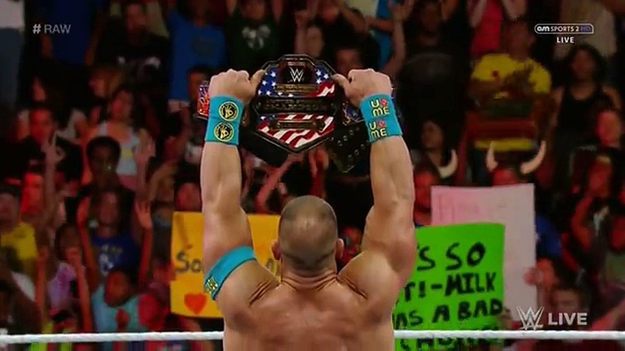 John Cena vs Cesaro - RAW 2015.06.29