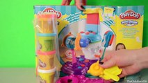 Play-Doh Ice Cream Posicles Sweet Shoppe Perfect Pop Maker | How to make Play Dough Ice Cream