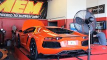 700 WHP Nitrous Injected Aventador On Dyno!!