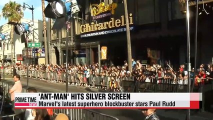 Marvel's 'Ant-man' premieres on big screen
