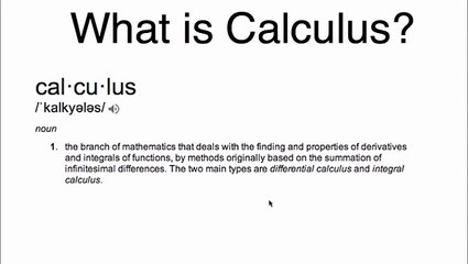 Understanding Calculus
